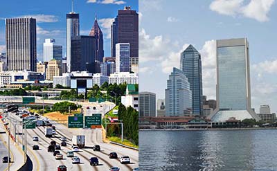 Atlanta and Jacksonville Charter Flights private jet charter