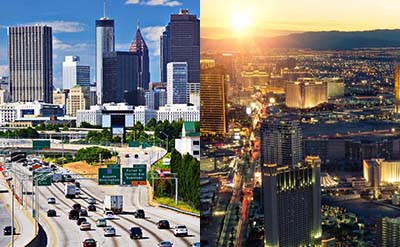 Atlanta and Las Vegas Charter Flights private jet charter