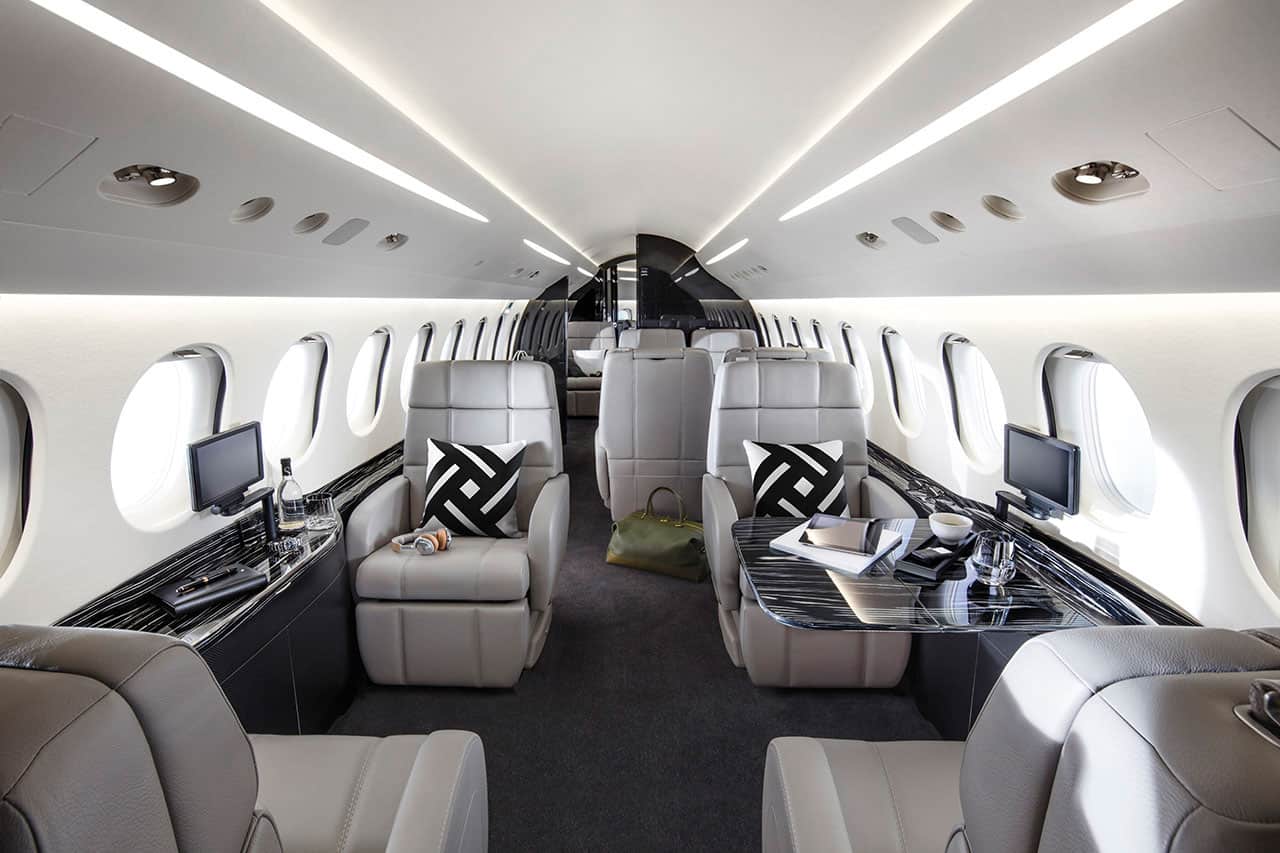 Falcon 8X Interior