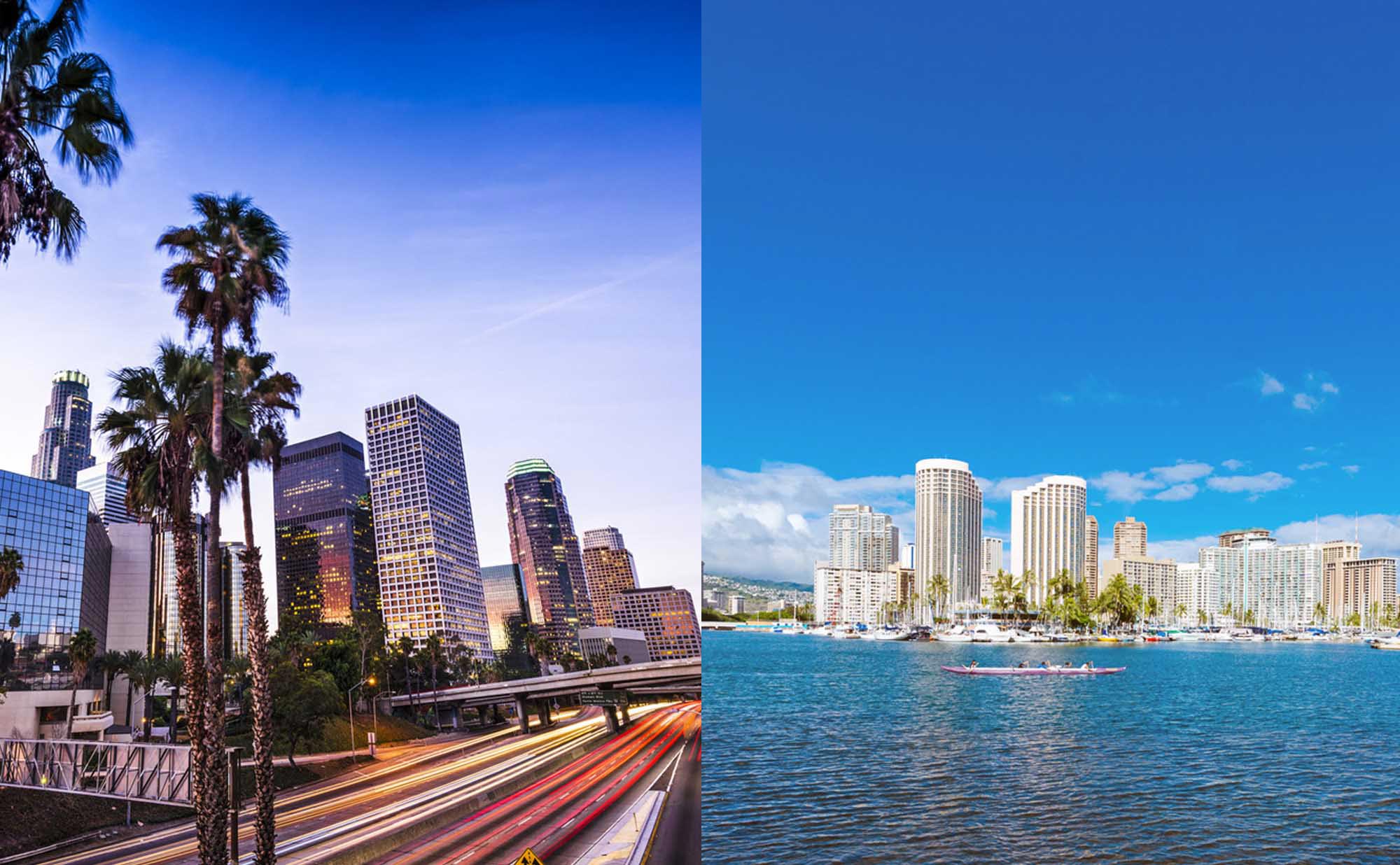 Los Angeles & Honolulu