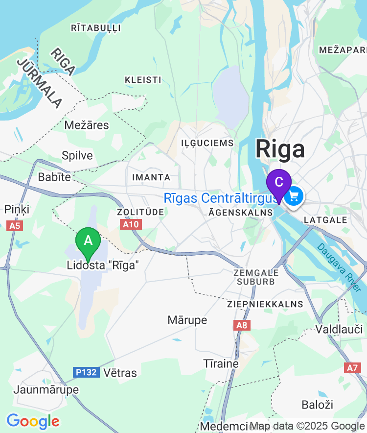 Riga Available Airport Options