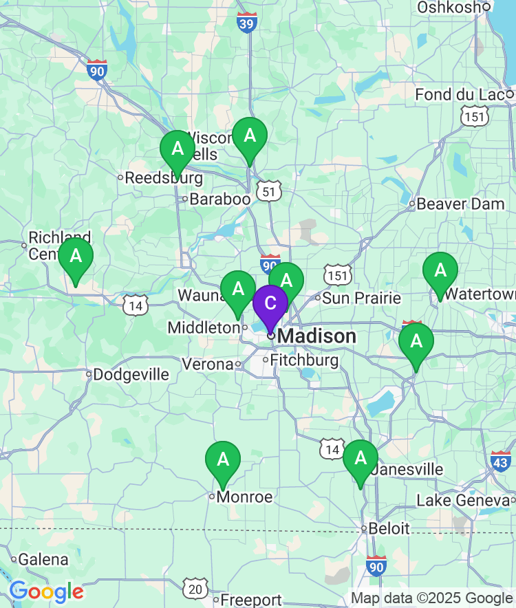 Madison Available Airport Options