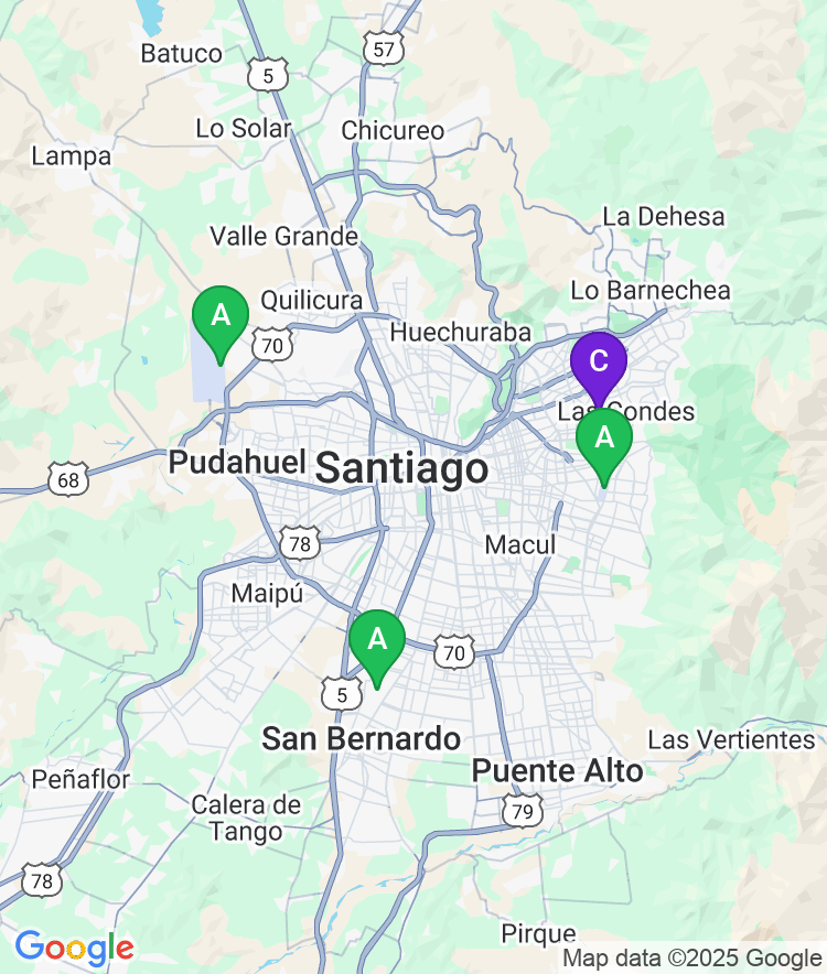 Santiago Available Airport Options