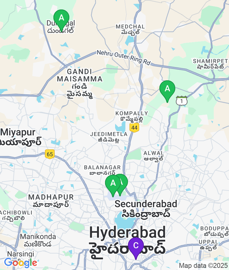 Hyderabad Available Airport Options