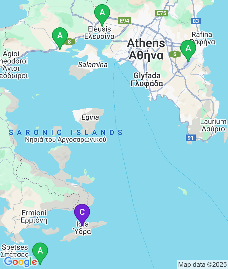 Hydra Available Airport Options