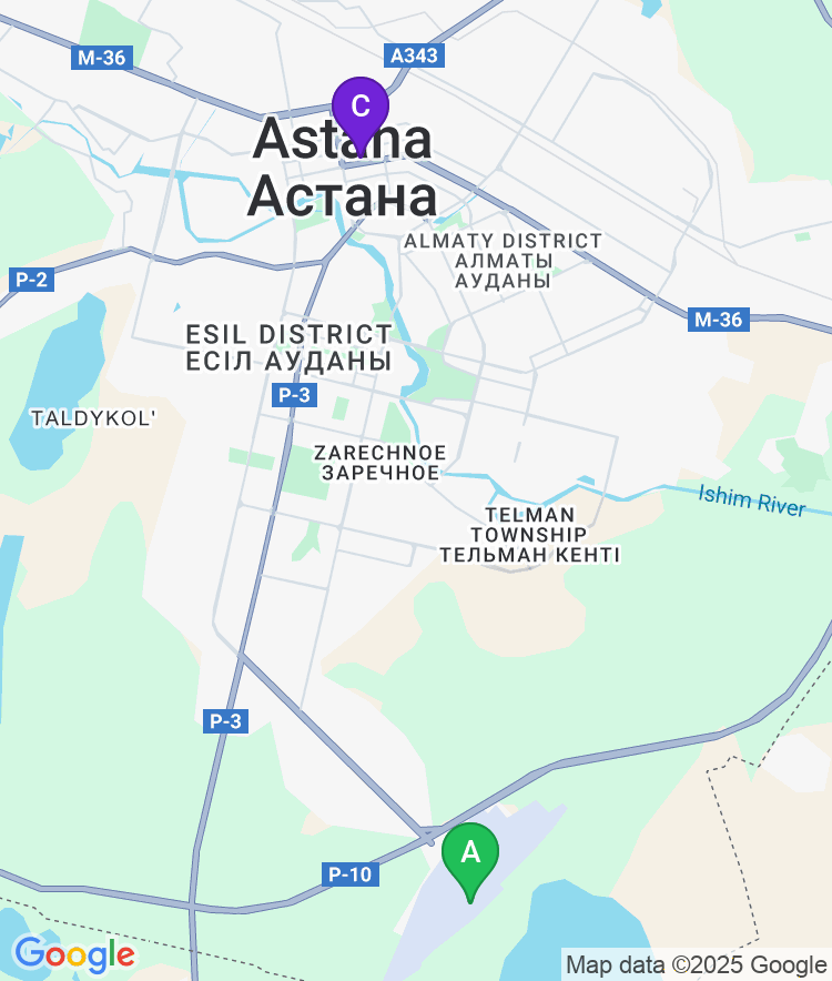 Astana Available Airport Options