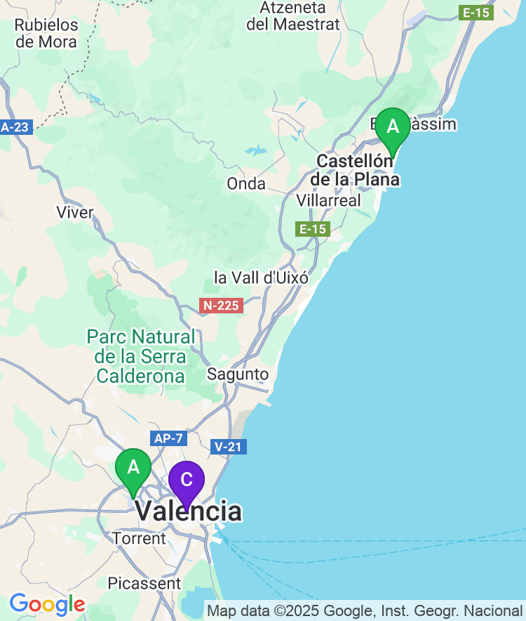 Valencia Available Airport Options