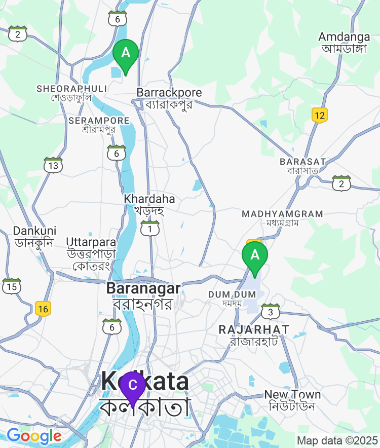 Kolkata Available Airport Options