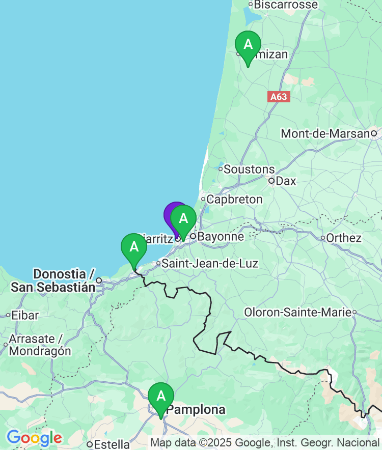 Biarritz Available Airport Options