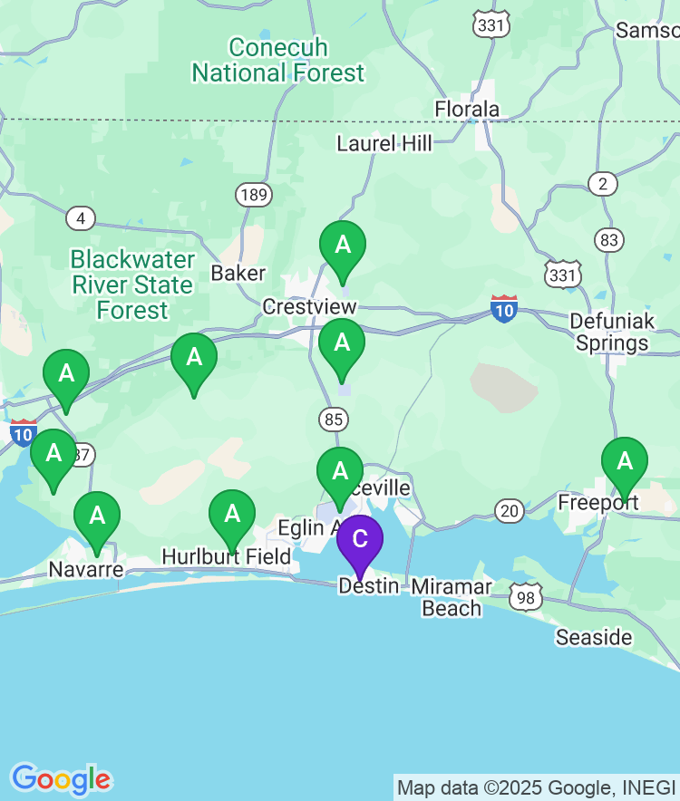 Destin Available Airport Options
