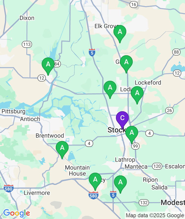 Stockton Available Airport Options