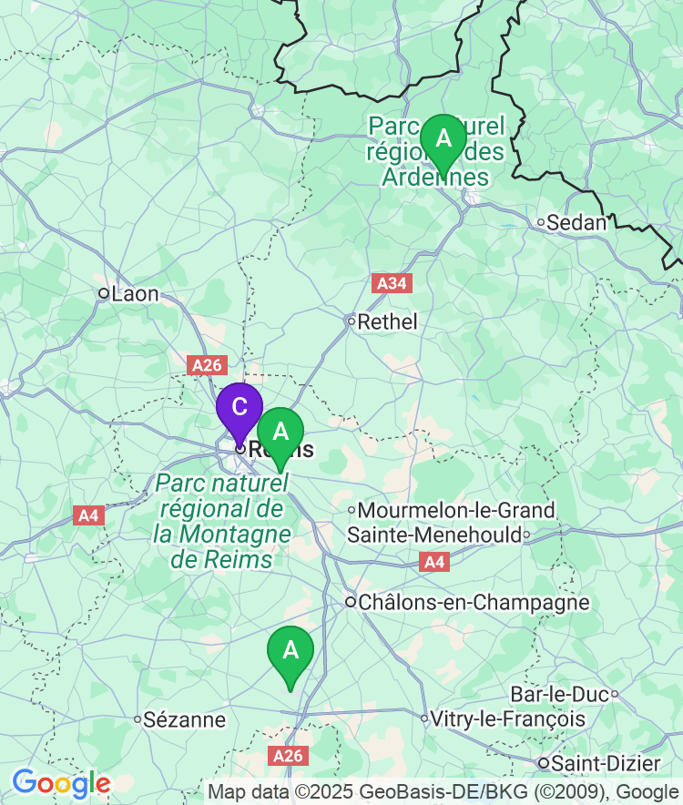 Reims Available Airport Options