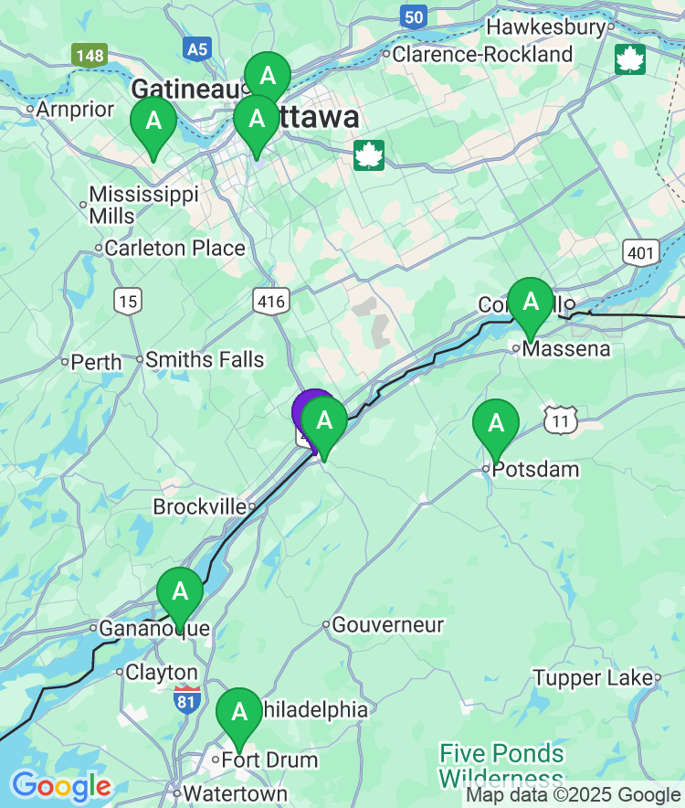 Ogdensburg Available Airport Options