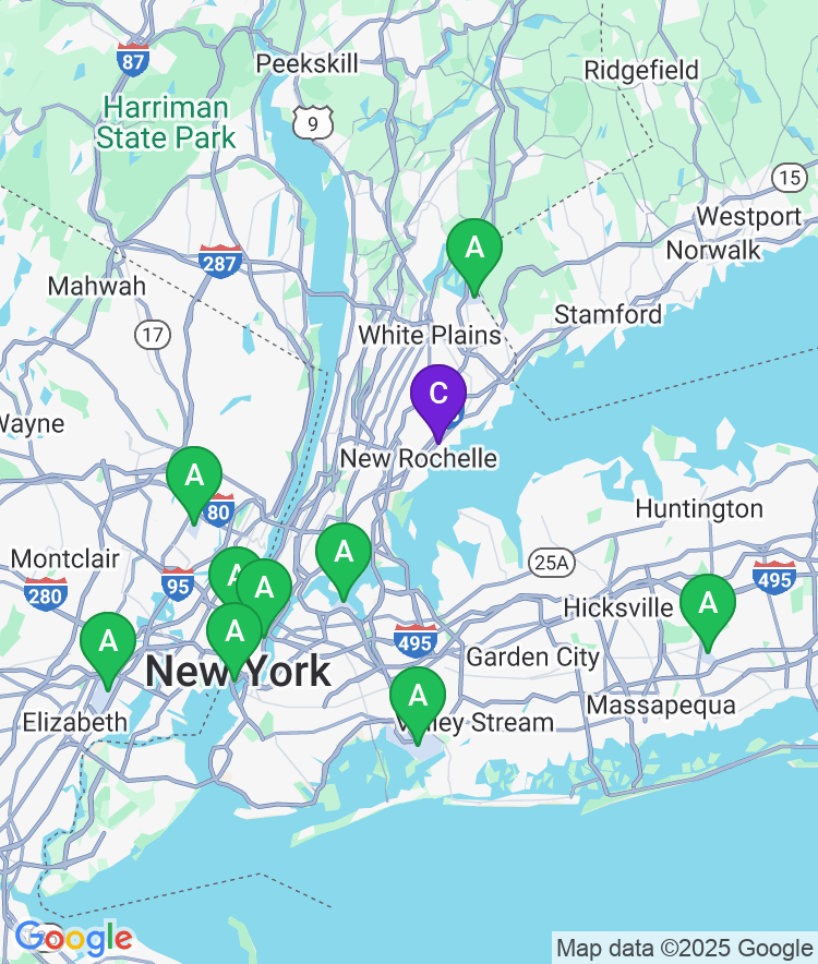 Larchmont Available Airport Options